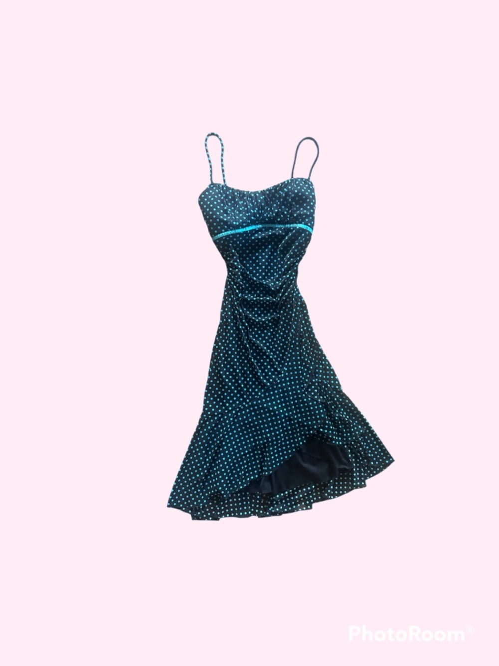 Y2K Ruby Rox Polka Dot Midi Dress